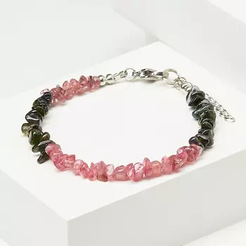 Браслет турмалин (биж. сплав, сталь хир.) 16 см (+3 см)