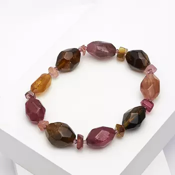 Браслет турмалин огранка 16 см