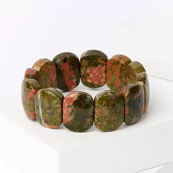 Браслет унакит 16 см