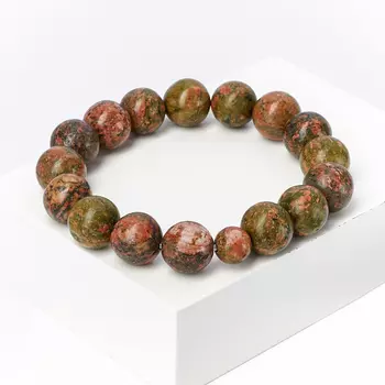 Браслет унакит 17 см