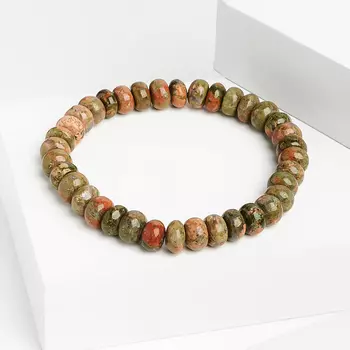 Браслет унакит 17 см