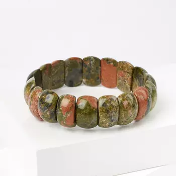 Браслет унакит 19 см