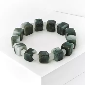 Браслет жадеит 16 см