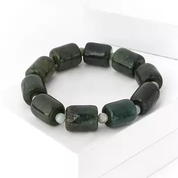 Браслет жадеит 17 см