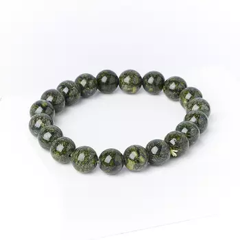 Браслет змеевик 10 мм 17 см