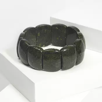 Браслет змеевик 17 см