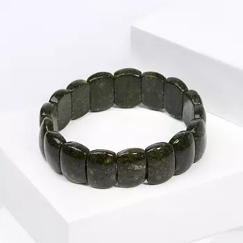 Браслет змеевик 17 см