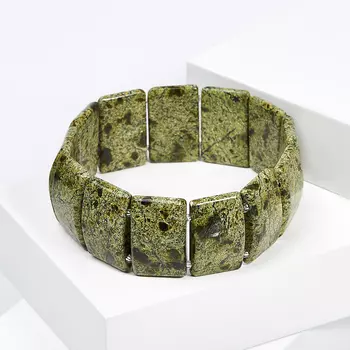 Браслет змеевик 18 см