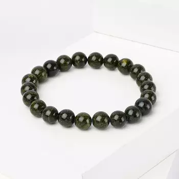 Браслет змеевик 8 мм 16 см