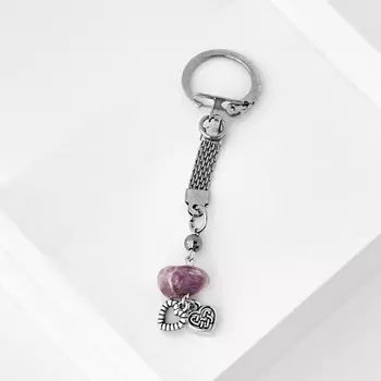 Брелок аметист (биж. сплав)