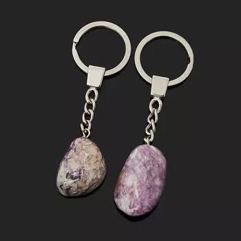 Брелок чароит (биж. сплав) 3-3,5 см