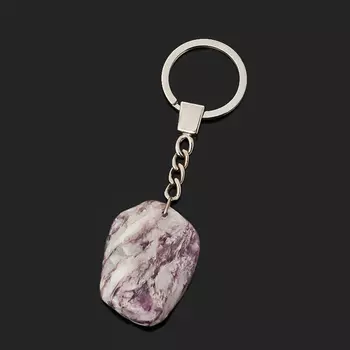 Брелок чароит (биж. сплав) 4 см