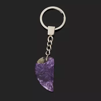 Брелок чароит (биж. сплав) 4 см