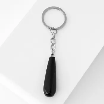 Брелок гагат (биж. сплав) 4 см