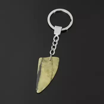 Брелок офиокальцит (биж. сплав) 4,5 см