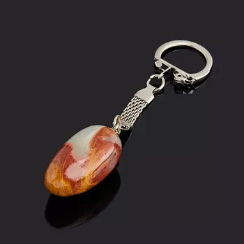 Брелок оникс мраморный 3-4 см