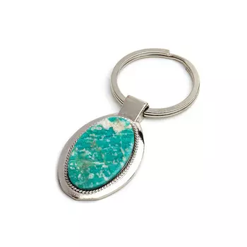 Брелок овал амазонит 5 см