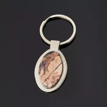 Брелок овал яшма уральская 5 см