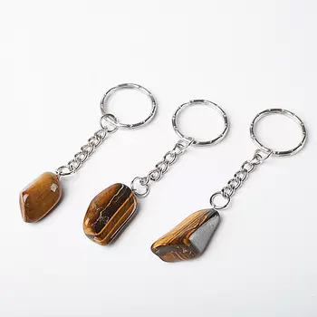 Брелок тигровый глаз (биж. сплав)