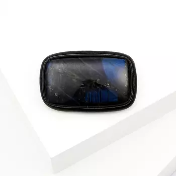 Брошь лабрадор (натуральная кожа)