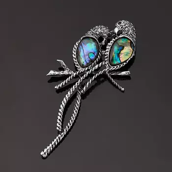 Брошь перламутр галиотис (биж. сплав) (кулон)