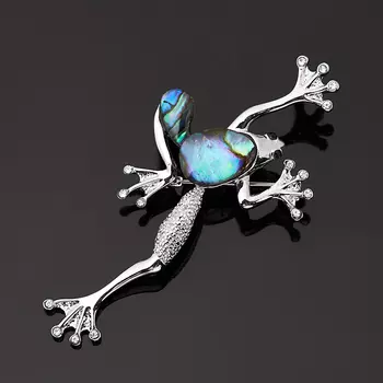 Брошь перламутр галиотис (биж. сплав) (кулон)