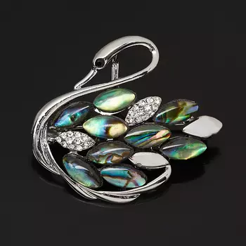 Брошь перламутр галиотис (биж. сплав) (кулон)