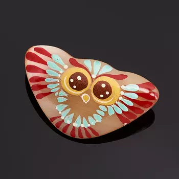 Брошь селенит 4,5 см