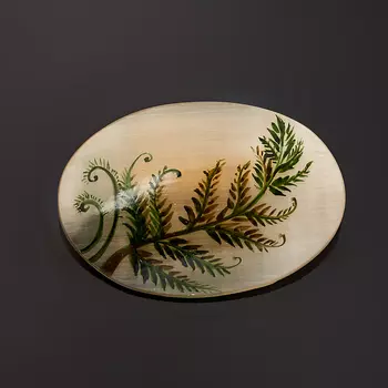 Брошь селенит (биж. сплав)