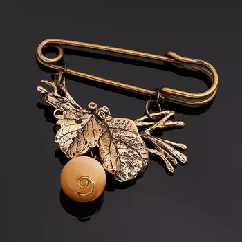 Брошь селенит (бронза)