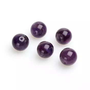 Бусина аметист шарик 14 мм (1 шт)
