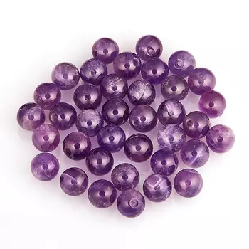 Бусина аметист шарик 6-6,5 мм (1 шт)