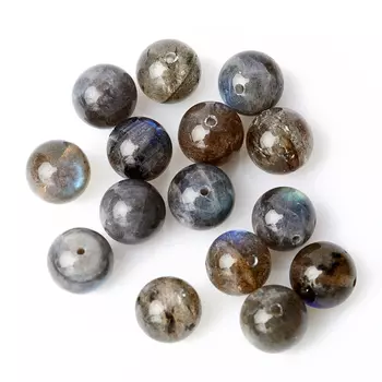 Бусина лабрадор шарик 10-10,5 мм (1 шт)