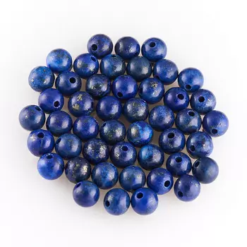 Бусина лазурит шарик 6-6,5 мм (1 шт)