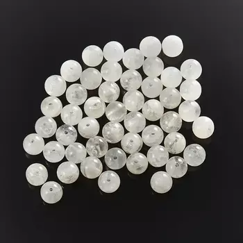 Бусина лунный камень (адуляр) шарик 6-6,5 мм (1 шт)