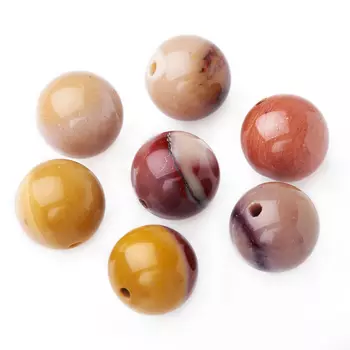 Бусина яшма мукаит шарик 12,5 мм (1 шт)