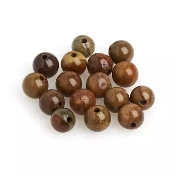 Бусина яшма пестроцветная шарик 6 мм (1 шт)