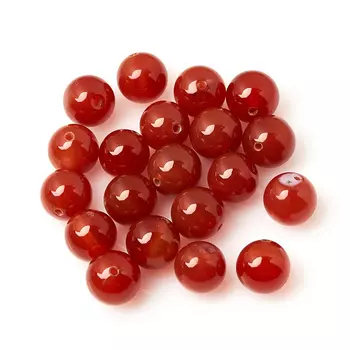 Бусина сердолик шарик 12-12,5 мм (1 шт)