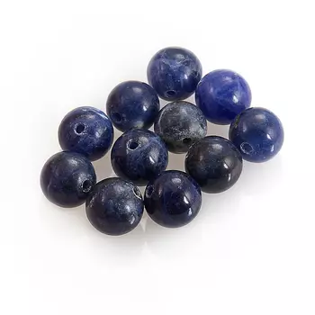 Бусина содалит шарик 8-8,5 мм (1 шт)