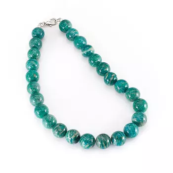 Бусы амазонит 16 мм 45 см (биж. сплав)