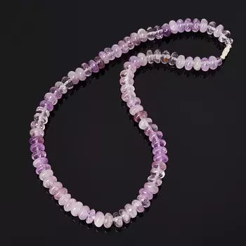 Бусы аметист (биж. сплав) 10 мм 49 см