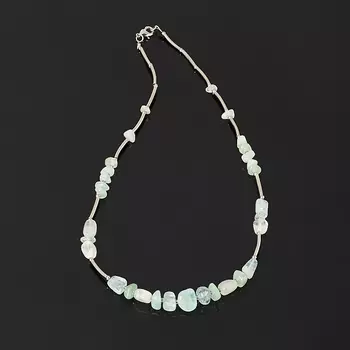 Бусы берилл (биж. сплав) (колье) 45 см