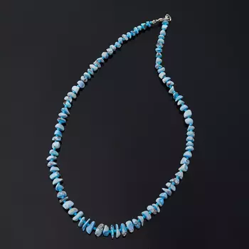 Бусы бирюза (биж. сплав) 46 см