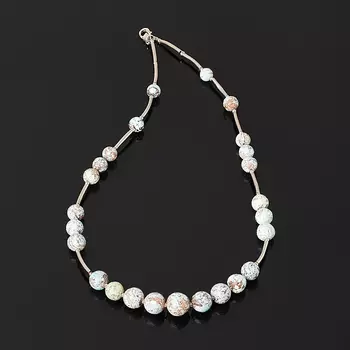 Бусы бирюза (биж. сплав) (колье) 45 см