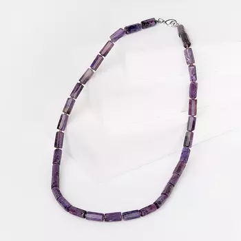 Бусы чароит (биж. сплав) 46 см