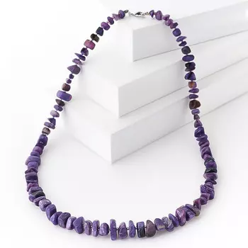 Бусы чароит (биж. сплав) 51 см