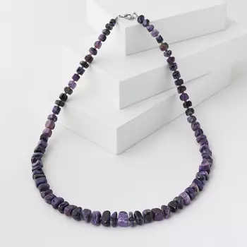 Бусы чароит (биж. сплав) 53 см