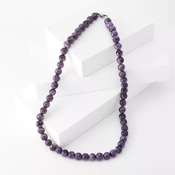 Бусы чароит (биж. сплав) 8 мм 52 см