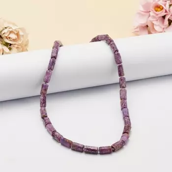 Бусы чароит огранка 45 см