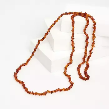 Бусы янтарь длинные 86 см